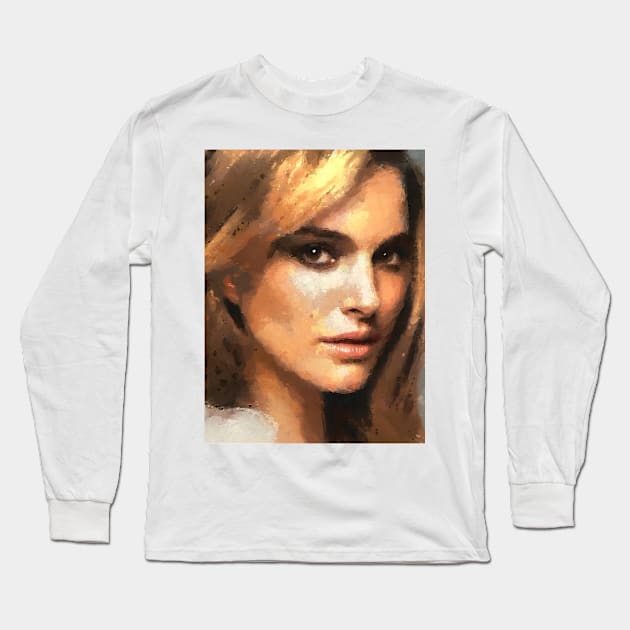 Natalie Long Sleeve T-Shirt by bogfl